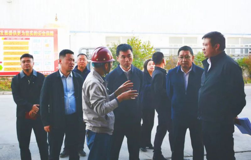 大通縣委副書記、縣長馬明旭一行蒞臨工投公司調(diào)研指導(dǎo)
